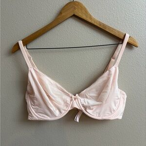 Victoria's Secret Body Invisible Lift Smooth Demi Light Pink Underwire Bra 36DD